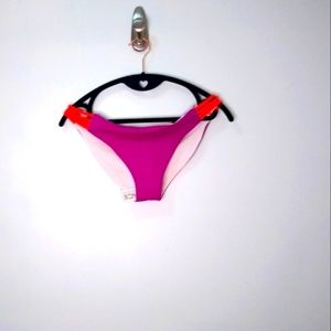 !!Clearance!! NWT L*Space Reversible Purple White Bikini Bottom, size Large
